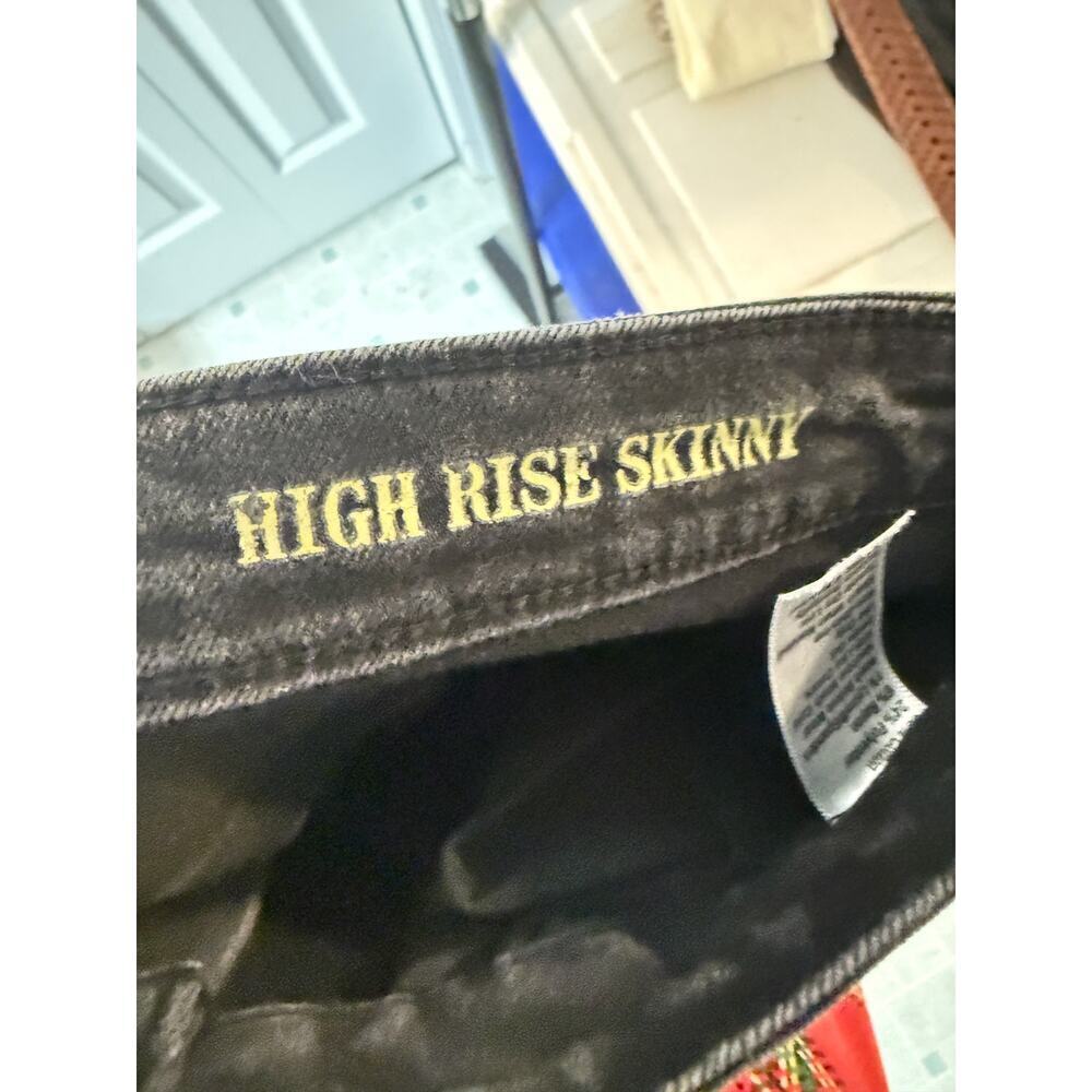 True Craft High Rise Skinny Size 13 Junior Black Jeans - Picture 2 of 5